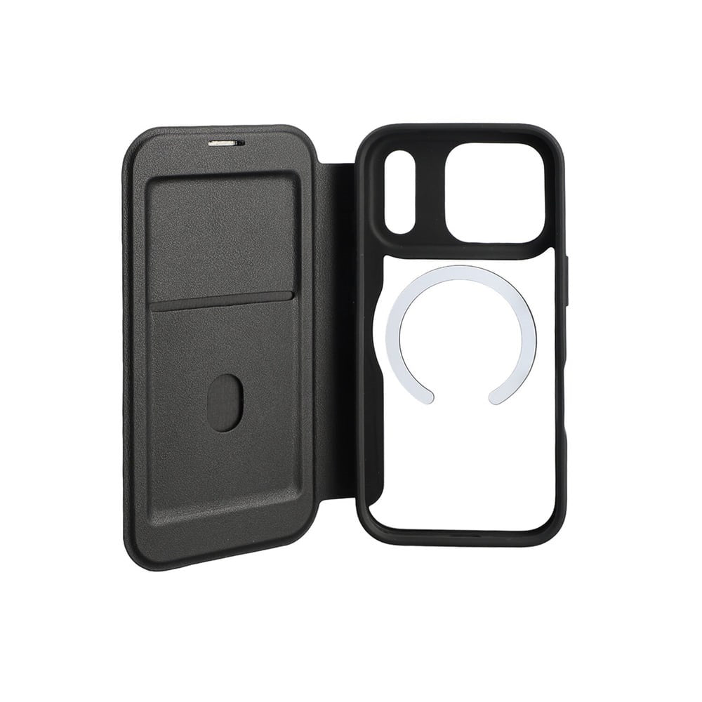 iPhone 18 Pro / 17 Pro 4smarts Urban Pro Fodral - MagSafe Kompatibel - Genomskinlig / Svart
