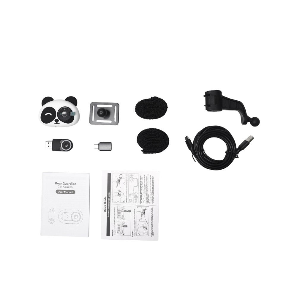 4Smarts 2-i-1 Trådlös Kamera Adapter för Apple CarPlay - Panda