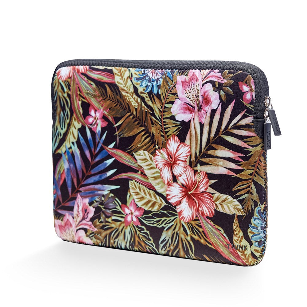 Trunk Neoprene Sleeve för MacBook 15" (34 x 23.5 x 1 cm) - Floral