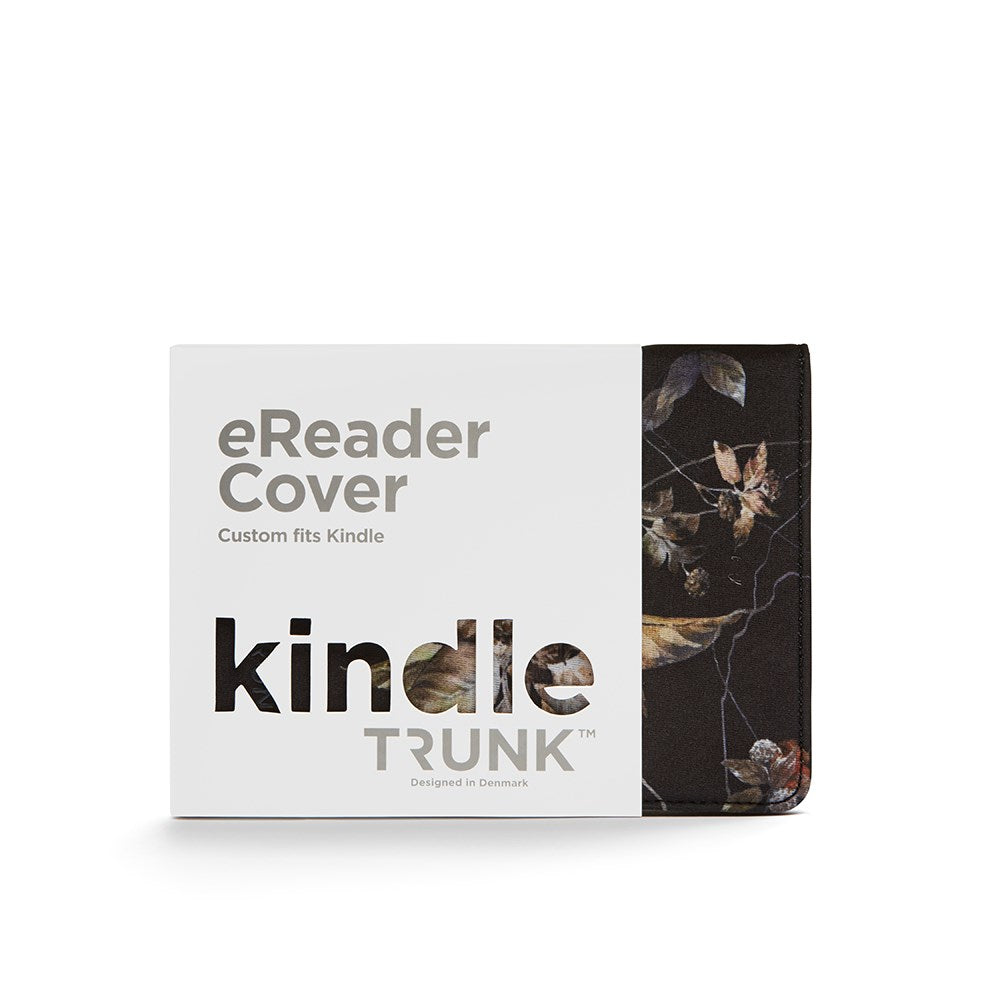 Trunk Kindle Paperwhite (2024) Fodral - Black Flower