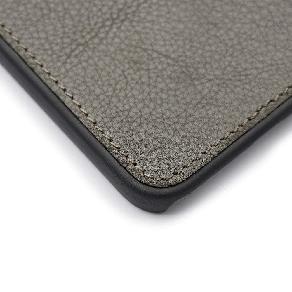 Trunk iPhone 12 Mini Äkta Läder Fodral med Avtagbart Skal - Grön