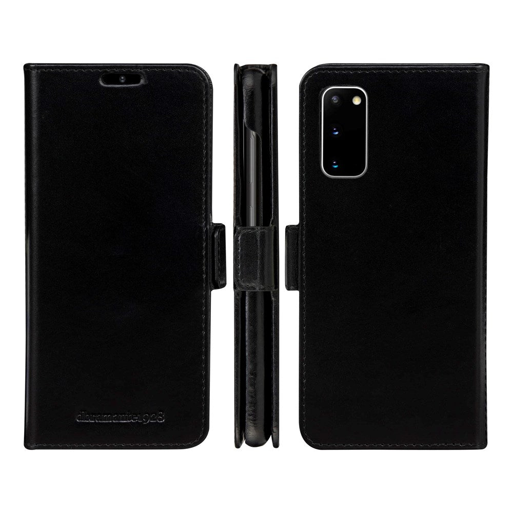 Samsung Galaxy S20 dbramante1928 Lynge 2-i-1 Äkta Läder Flip Fodral - Black