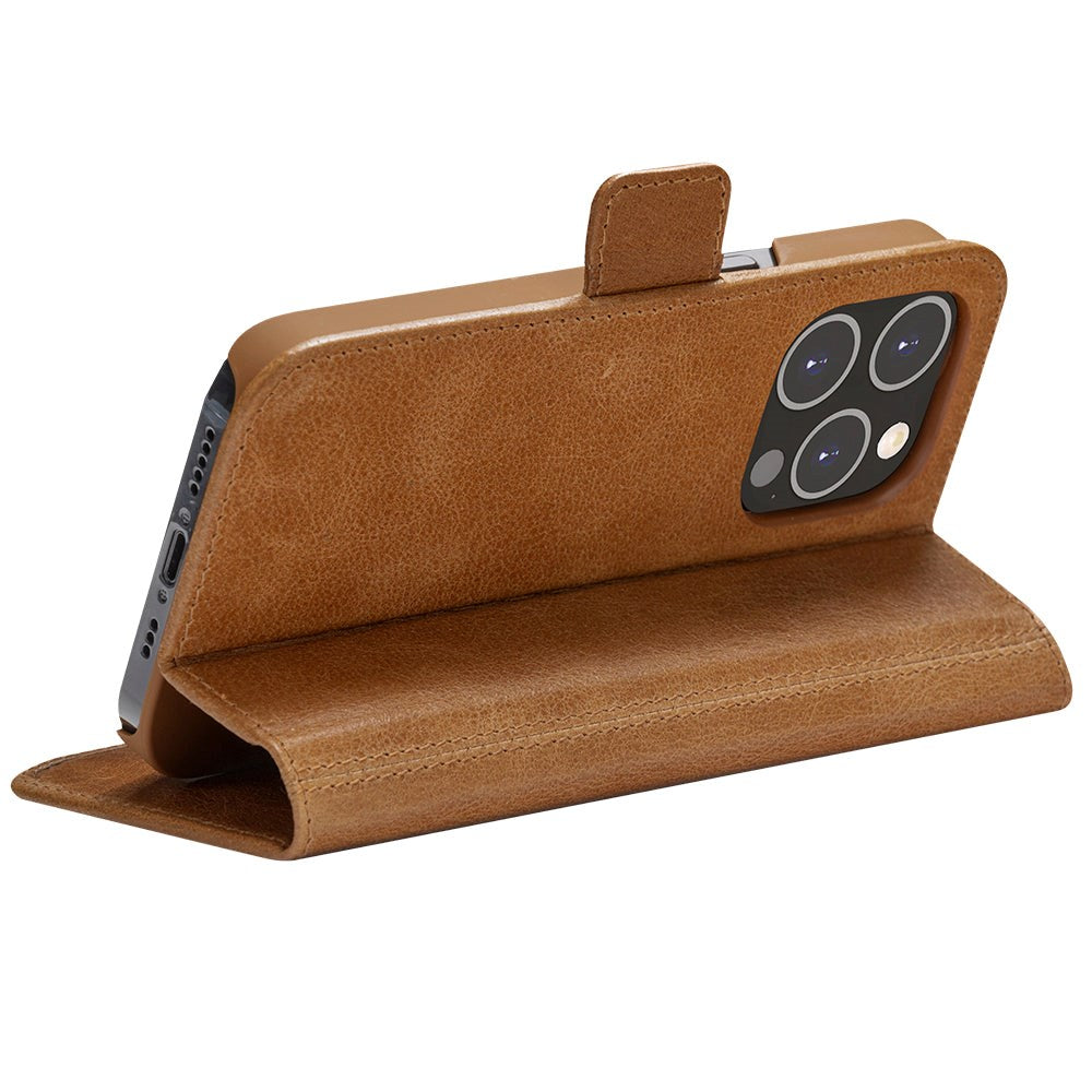 iPhone 14 Pro Max dbramante1928 Copenhagen Plånboksfordral - Tan