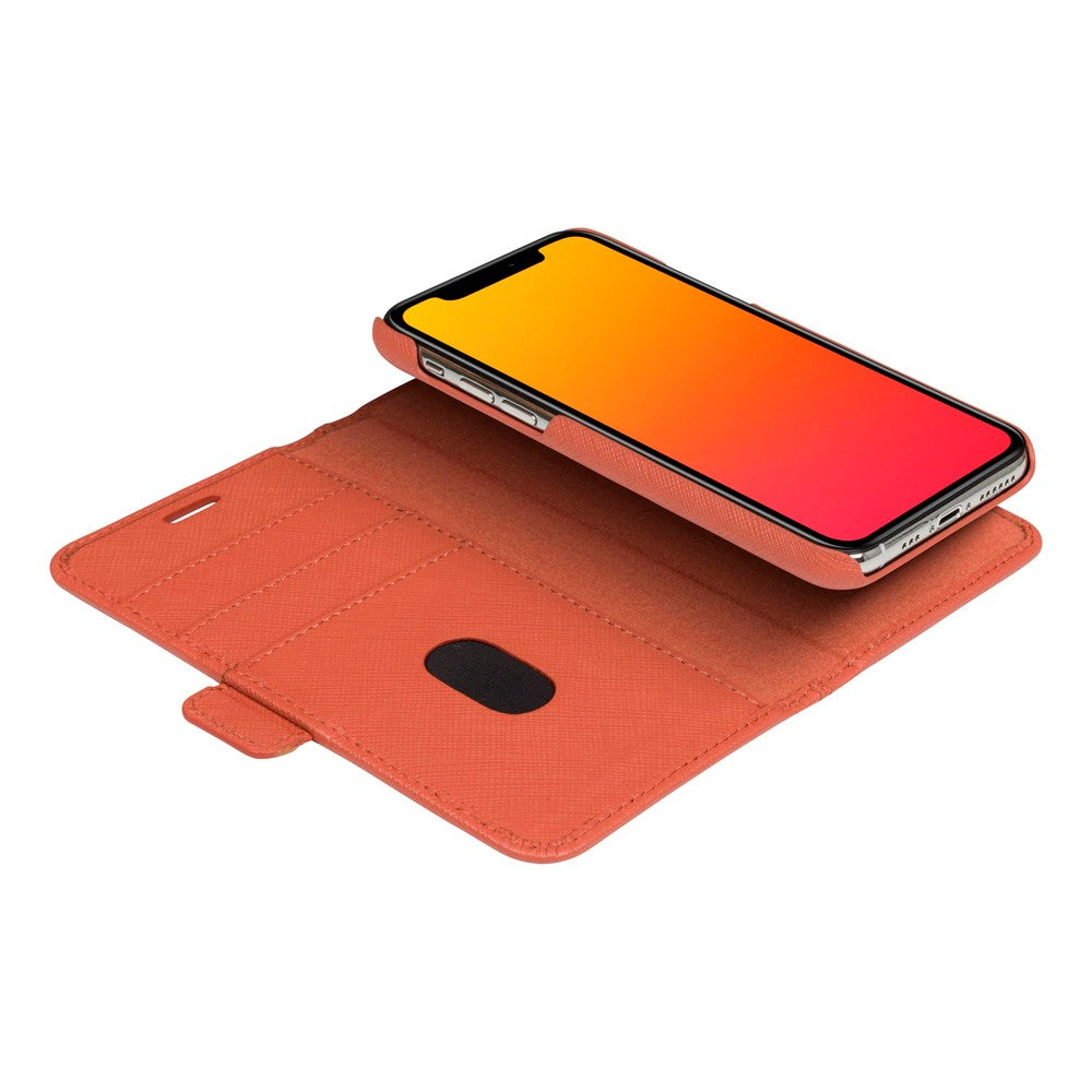 iPhone 11 dbramante1928 New York 2-i-1 Äkta Läder Flip Fodral - Rusty Rose