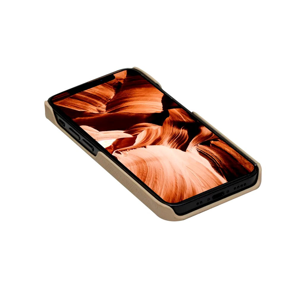 iPhone 12 Mini dbramante1928 New York 2-i-1 Äkta Läder Flip Fodral - Sahara Sand