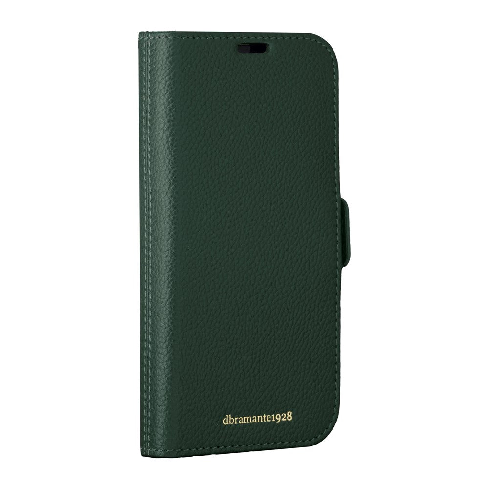 iPhone 15 Plus dbramante1928 New York 2-i-1 Äkta Läder Flip Fodral - Evergreen