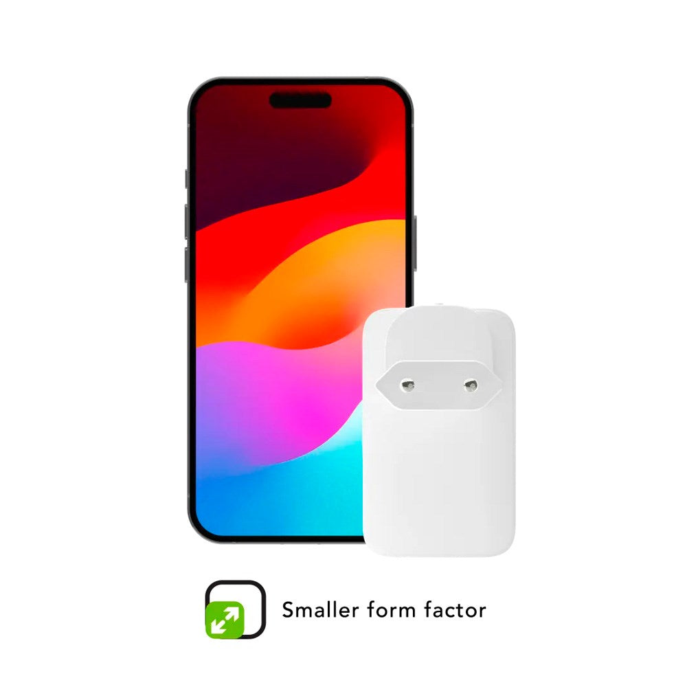 dbramante1928 Slim Väggladdare m. 1x USB-C 30W & 1x USB-A 30W - Vit