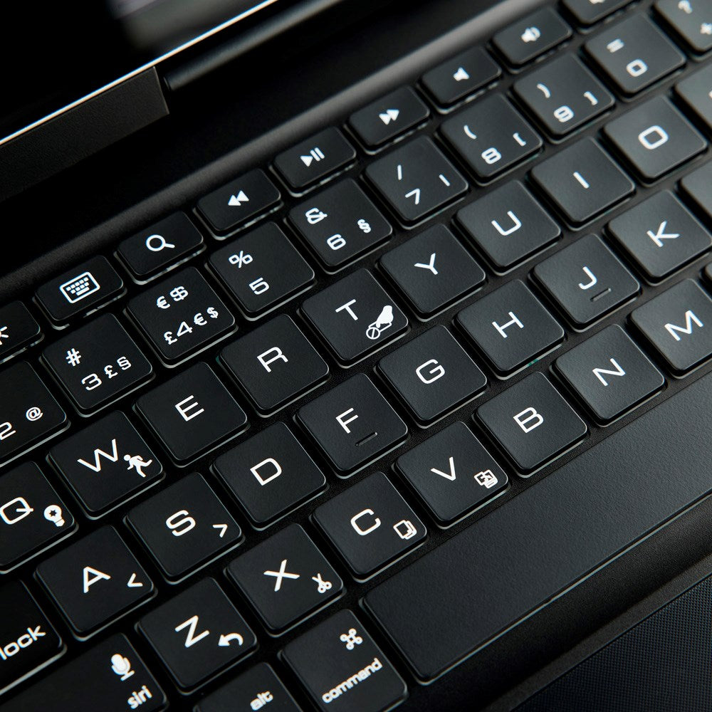 iPad 10.9" (2024/2022) / iPad Air (2022) Xceed CoverKey Trådlöst Tangentbord med Skal (XCCK14SCBLK) - Nordiskt Tangentbord - Svart