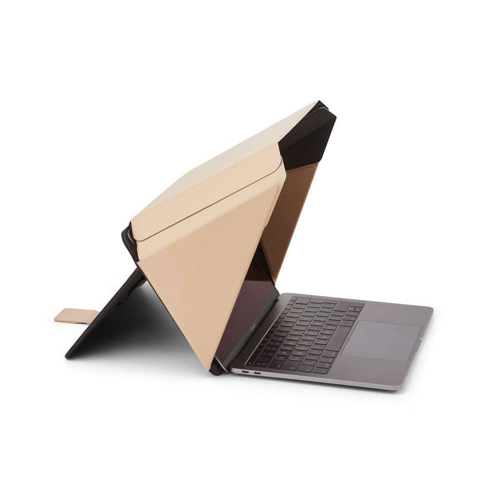 Universellt Philbert Laptopfodral med Solskydd och Inbyggt Privacy 12-14" - Beige