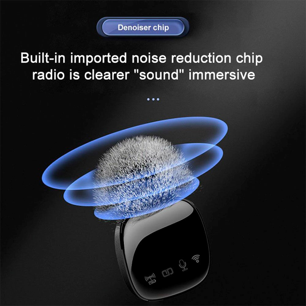 Lippa Pro Trådlös Brusreducerande Mikrofon med USB-C - Svart