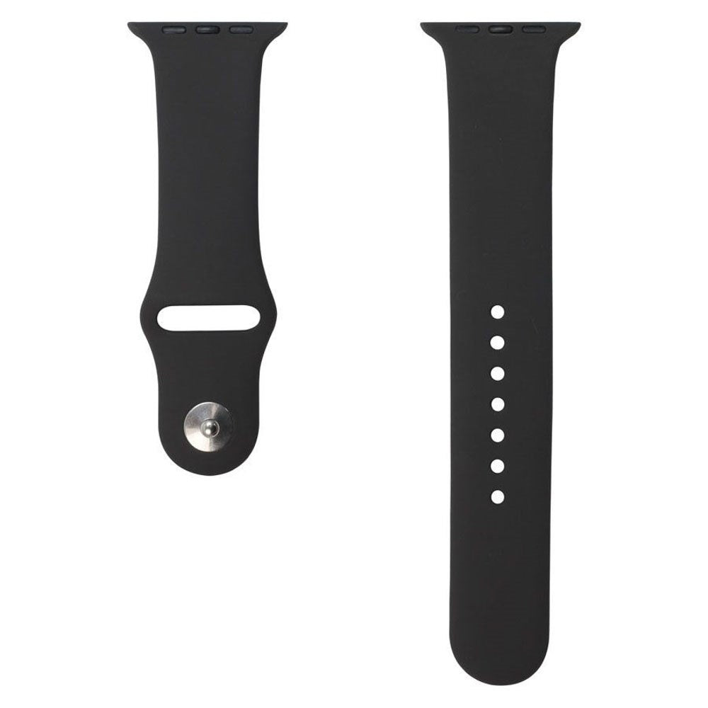 Apple Watch (42/44/SE/45/46/49mm) Lippa Silikon Rem - Mörkgrå