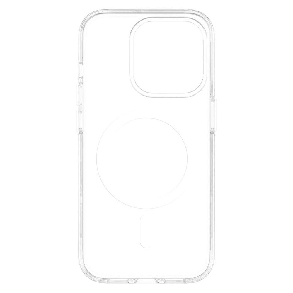 iPhone 15 Pro Lippa Hybrid Plast Skal - MagSafe Kompatibelt - Genomskinlig / Vit