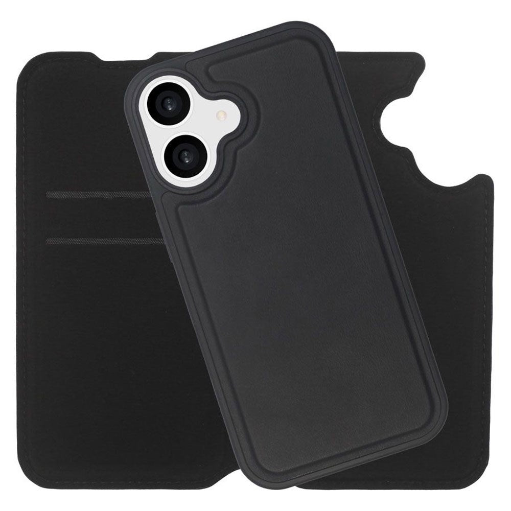 iPhone 16 Lippa 2-i-1 Wallet Fodral - Svart