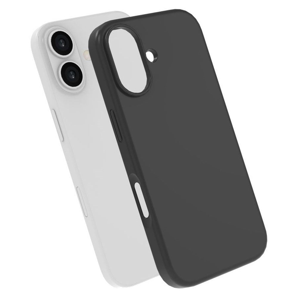 iPhone 17 Lippa Silikon Skal - MagSafe Kompatibel - Svart