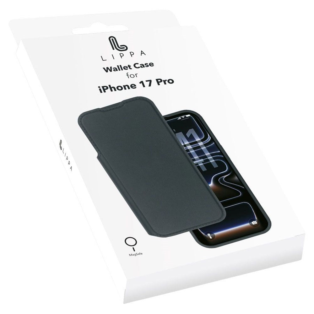 iPhone 17 Pro Lippa 2-i-1 Wallet Fodral - Svart