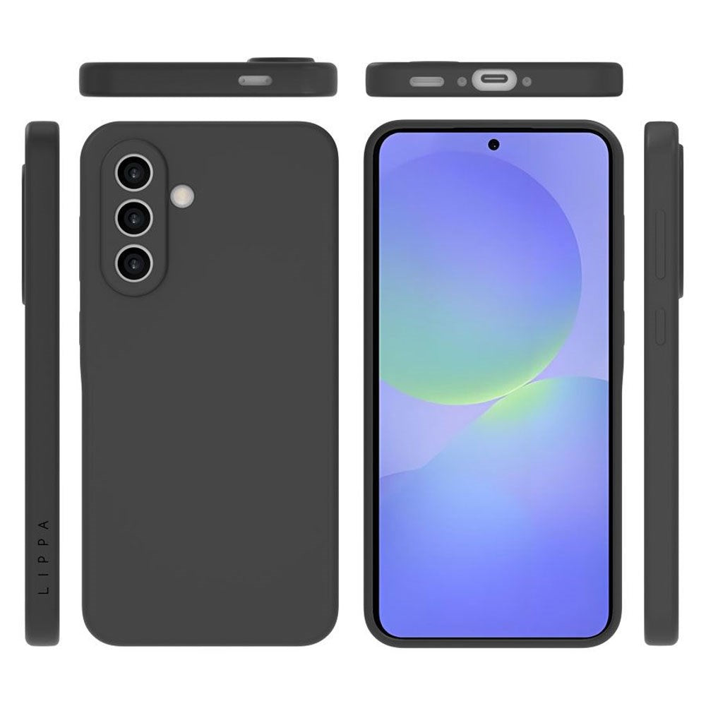Samsung Galaxy A36 Lippa Silikon Skal - Svart