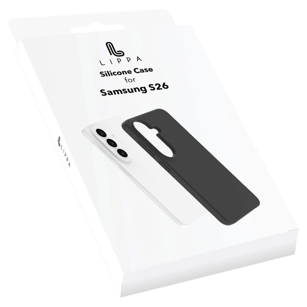 Samsung Galaxy S26 Lippa Silikon Skal - Svart