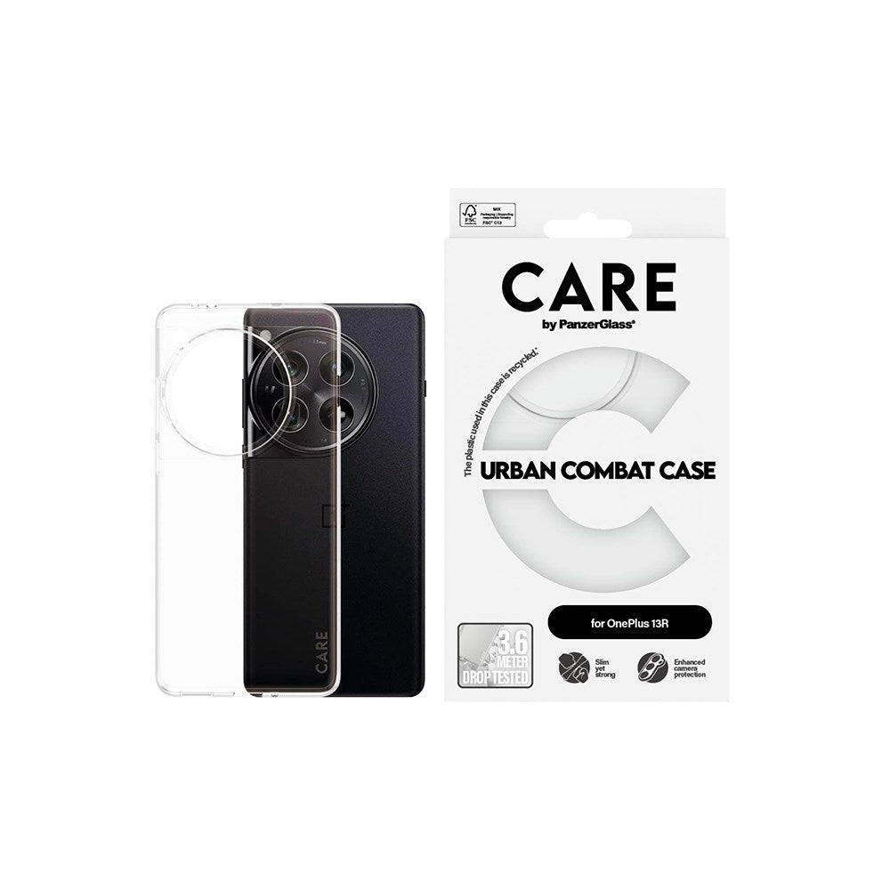 CARE by PanzerGlass OnePlus 13R FASHION X-Ray Soft Basic Skal - Genomskinlig