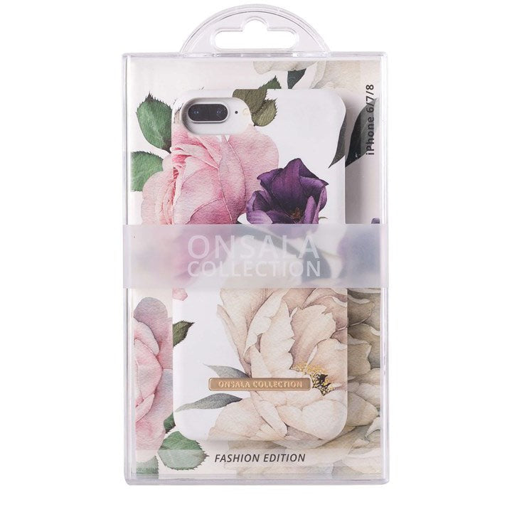 iPhone SE (2022/2020) / 8 / 7 / 6 / 6s Onsala Fashion Collection Skal med Magnet - Soft Rose Garden