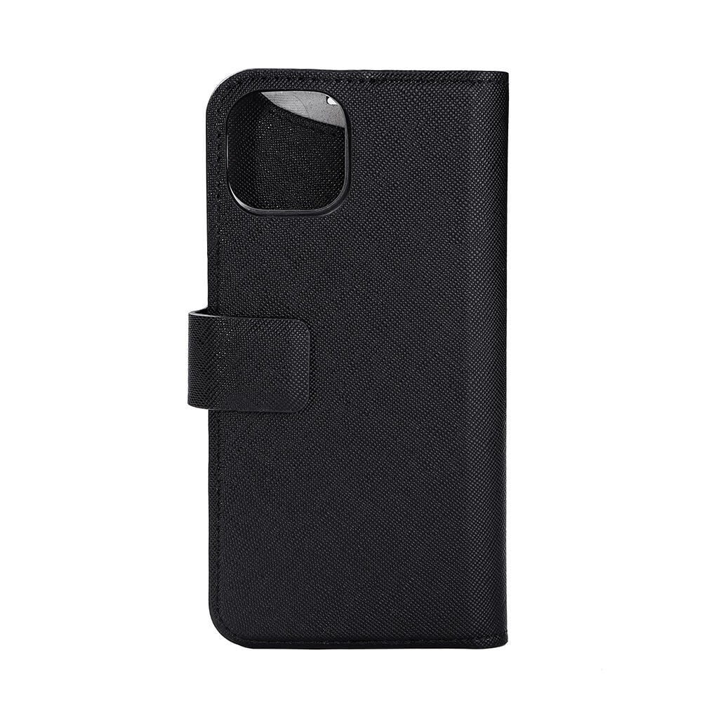 iPhone 14/13 Onsala Fashion Collection Plånboksfodral med Magnet - Midnight Black