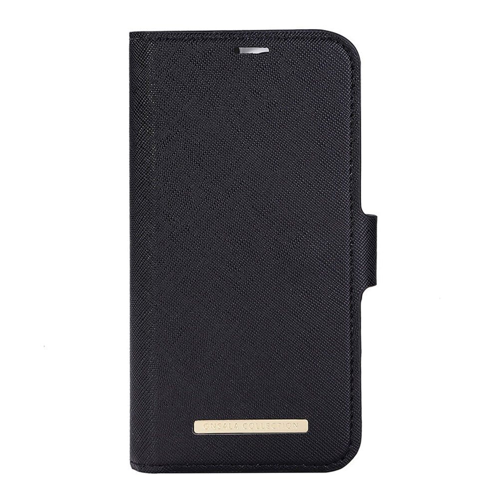 iPhone 14 Pro Onsala Fashion Collection Plånboksfodral med Magnet - Midnight Black