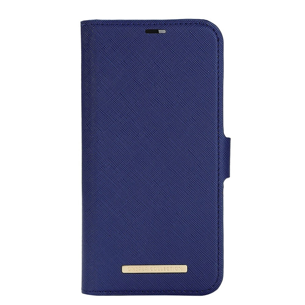 iPhone 14 Plus Onsala Fashion Collection Plånboksfodral med Magnet - Navy Blue