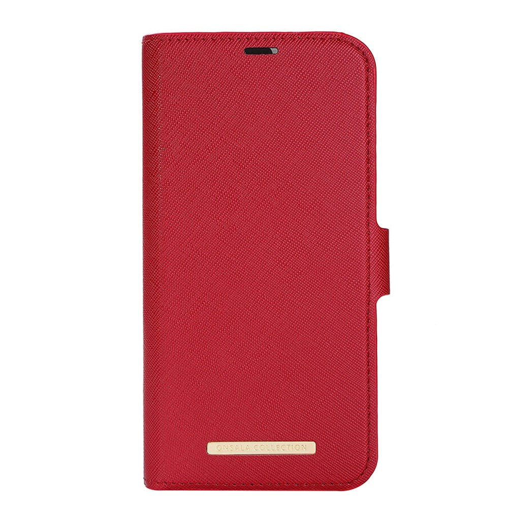 iPhone 14 Plus Onsala Fashion Collection Plånboksfodral med Magnet - Red