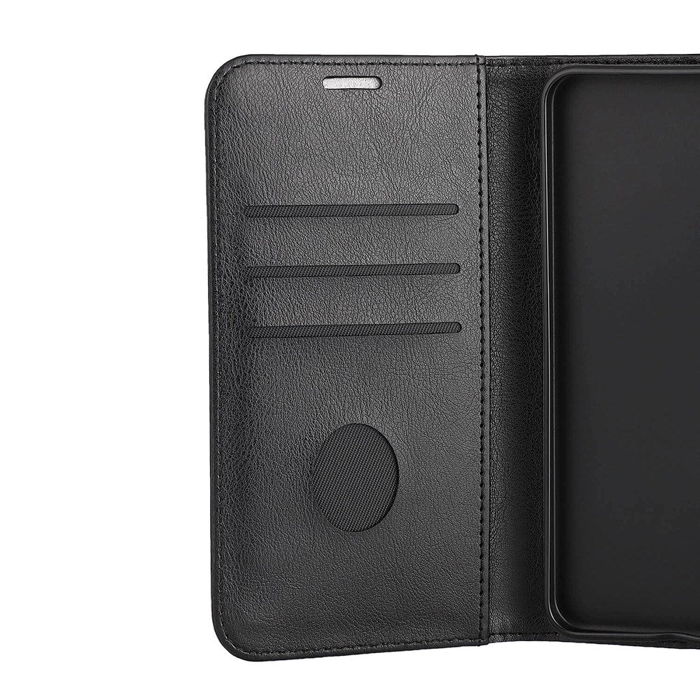 RadiCover Samsung Galaxy S25 Anti Strålning Konstläder Flip Cover med Plånbok - Svart