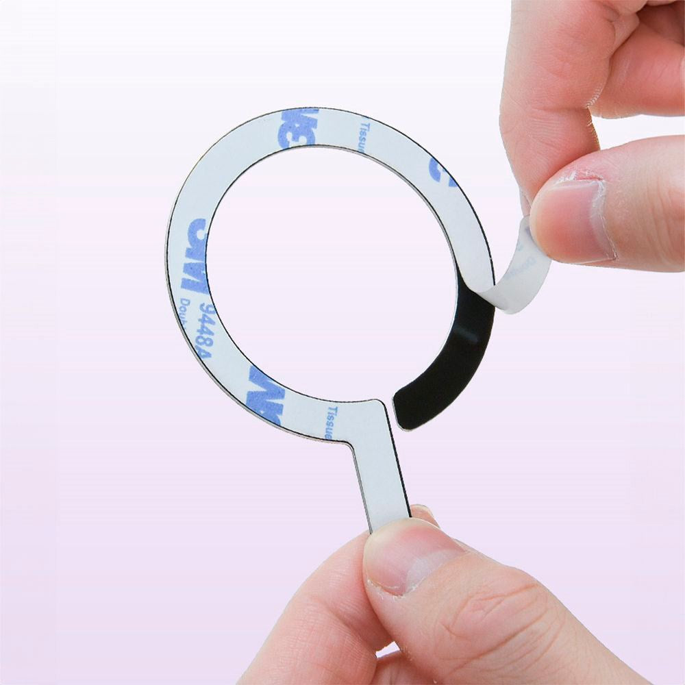 Tech-Protect MagSafe Kompatibla Magnetiska Ringar - 2 St. - Svart / Silver