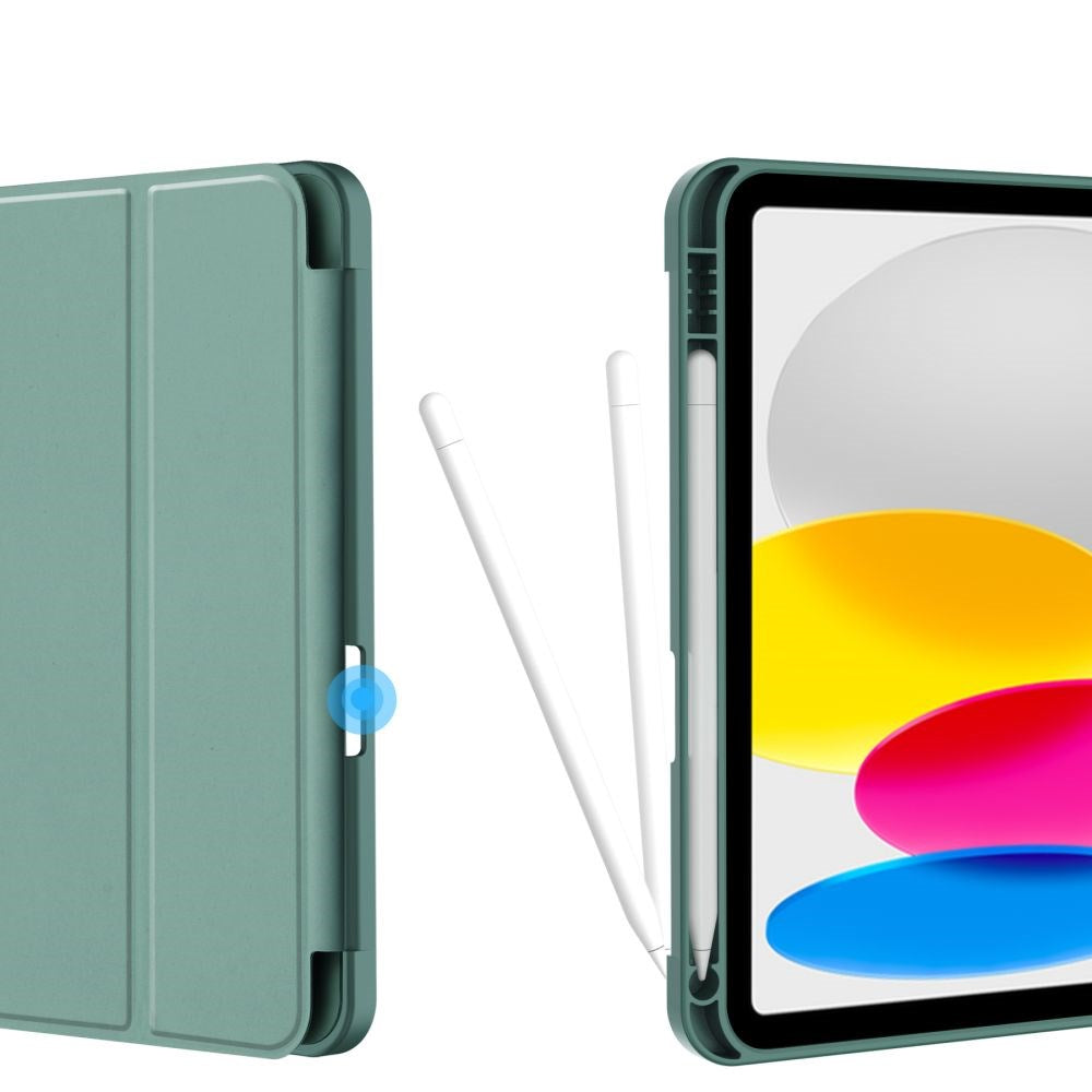Tech-Protect iPad 11" (2025) / iPad 10.9" (2024/2022) SC Fodral m. Apple Pencil Hållare - Mörkgrön