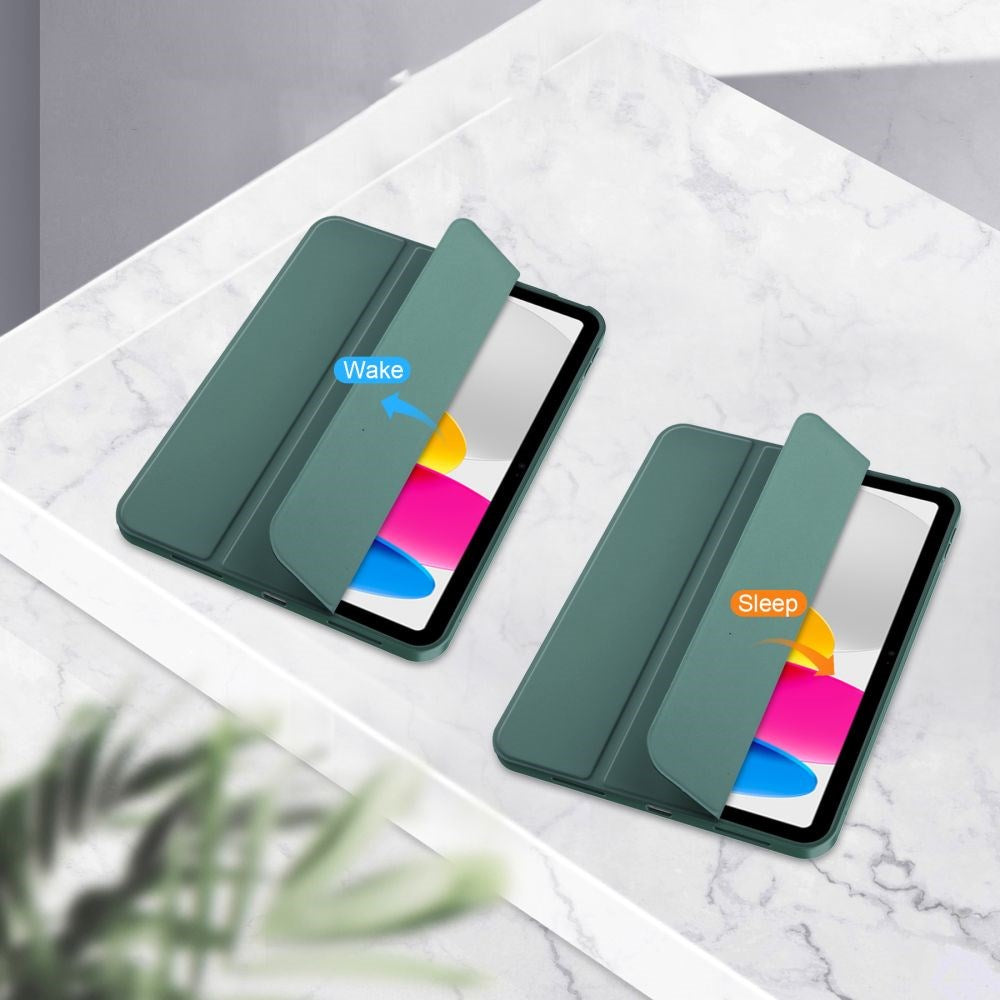 Tech-Protect iPad 11" (2025) / iPad 10.9" (2024/2022) SC Fodral m. Apple Pencil Hållare - Mörkgrön