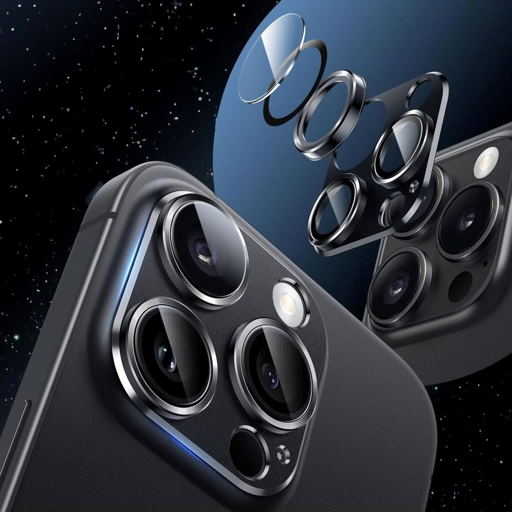 iPhone 16 Pro / 16 Pro Max HOFI Fullcam Pro+ Metallplatta med Kameralinsskydd - Svart