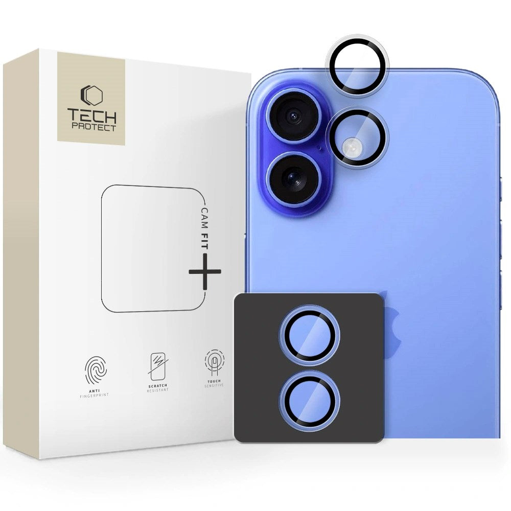 iPhone 17 Tech-Protect Camring Fit+ Kameralinsskydd - Genomskinlig