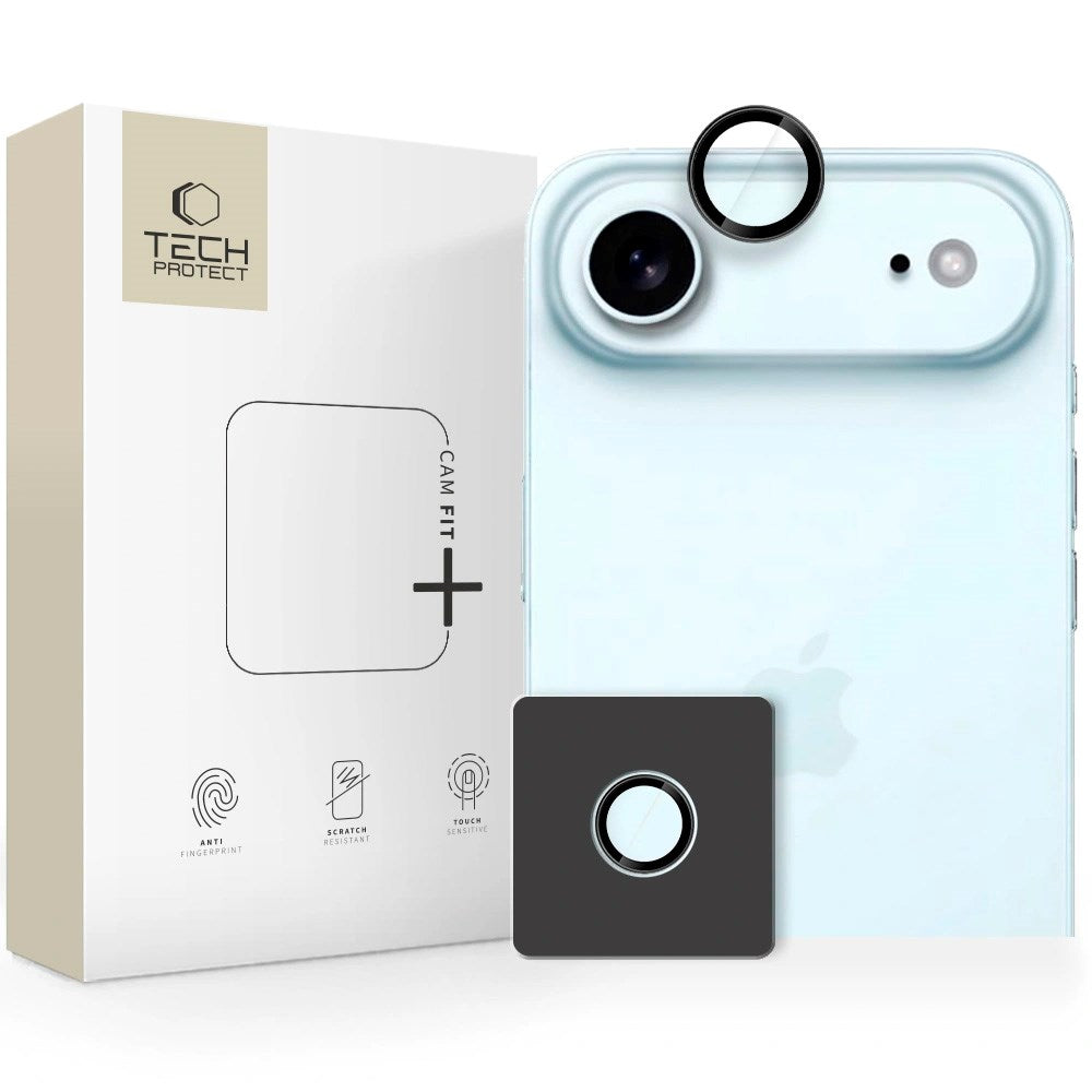 iPhone Air Tech-Protect Camring Fit+ Kameralinsskydd - Svart