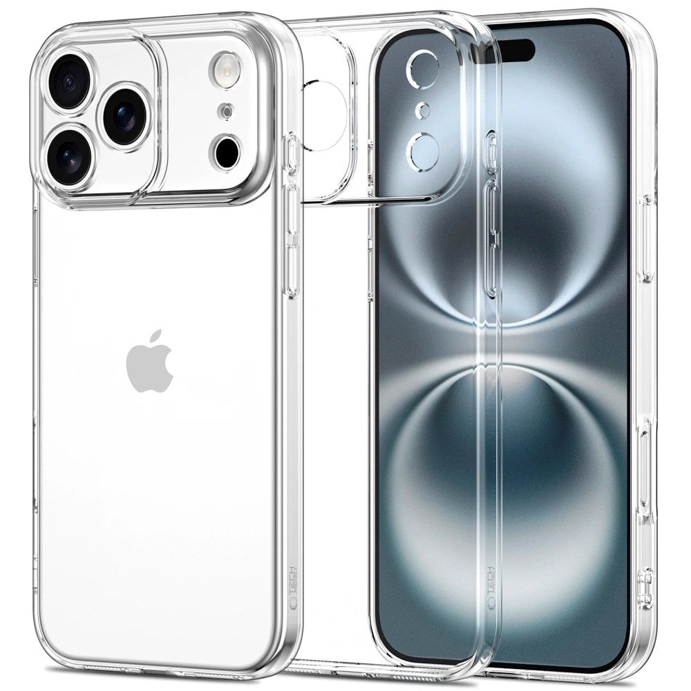 iPhone 17 Pro Max Tech-Protect Flexair Flexibelt Plast Skal - Genomskinlig