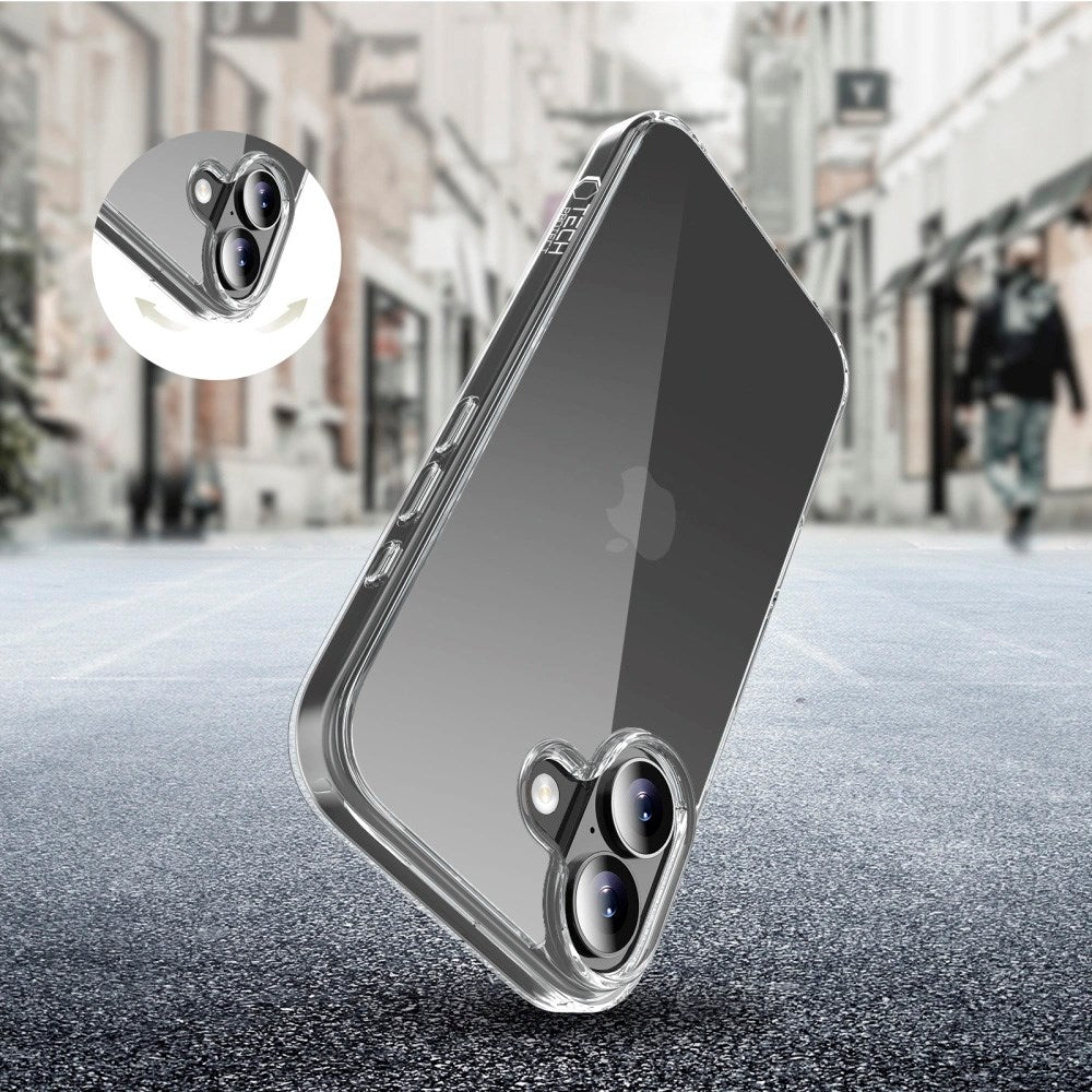 iPhone 17 Tech-Protect Flexair Hybrid Skal - Genomskinlig