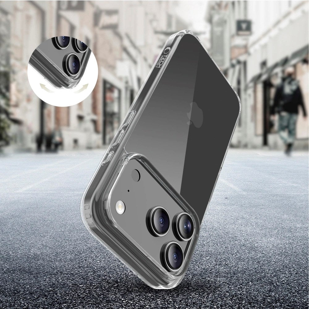 iPhone 17 Pro Max Tech-Protect Flexair Hybrid Skal - Genomskinlig