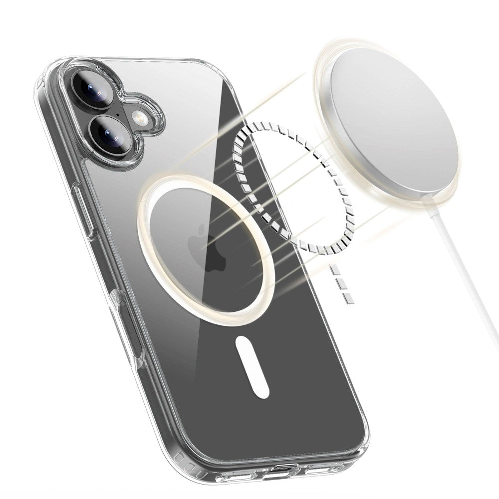 iPhone 17 Tech-Protect Flexair Hybrid Skal - MagSafe Kompatibel - Genomskinlig