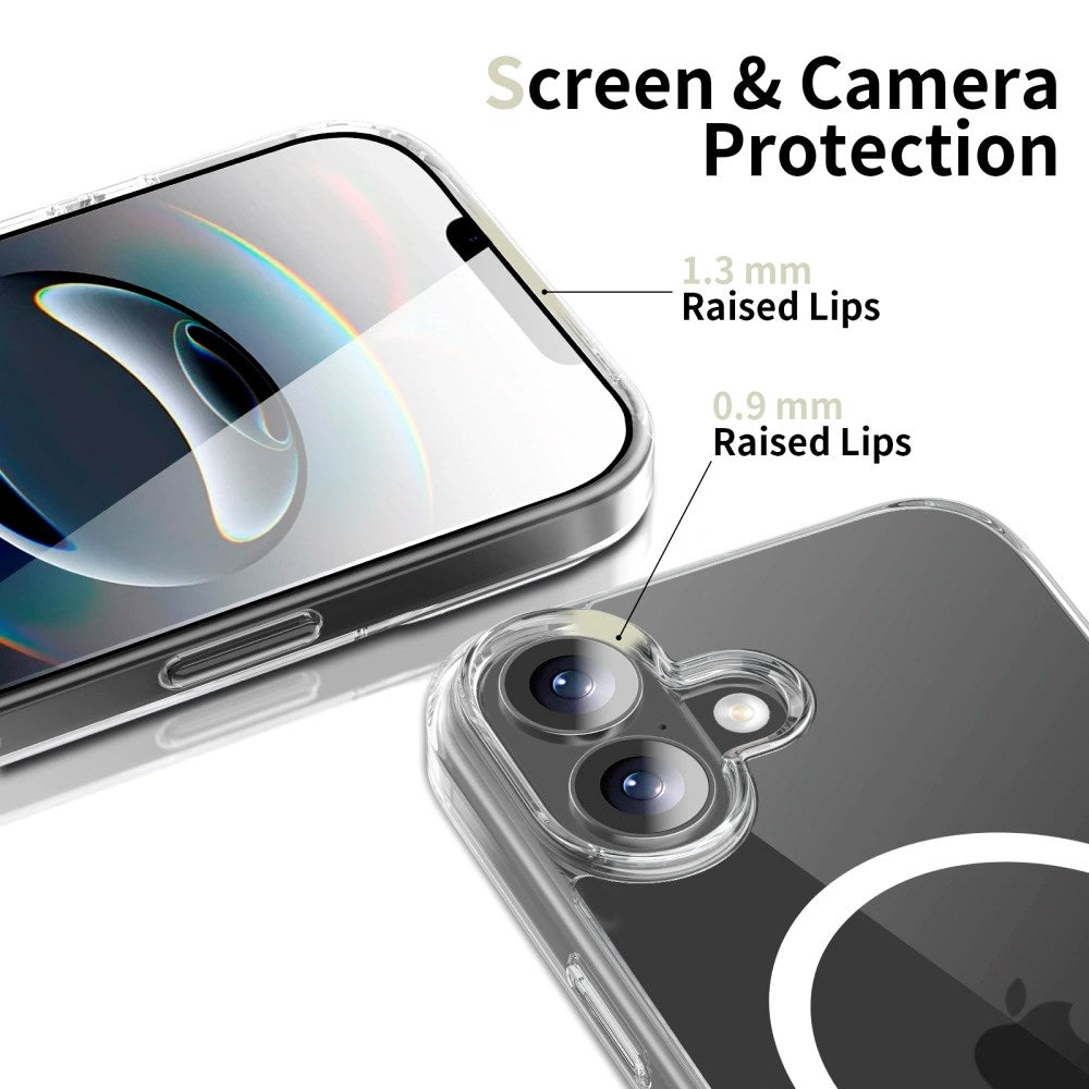 iPhone 17 Tech-Protect Flexair Hybrid Skal - MagSafe Kompatibel - Genomskinlig