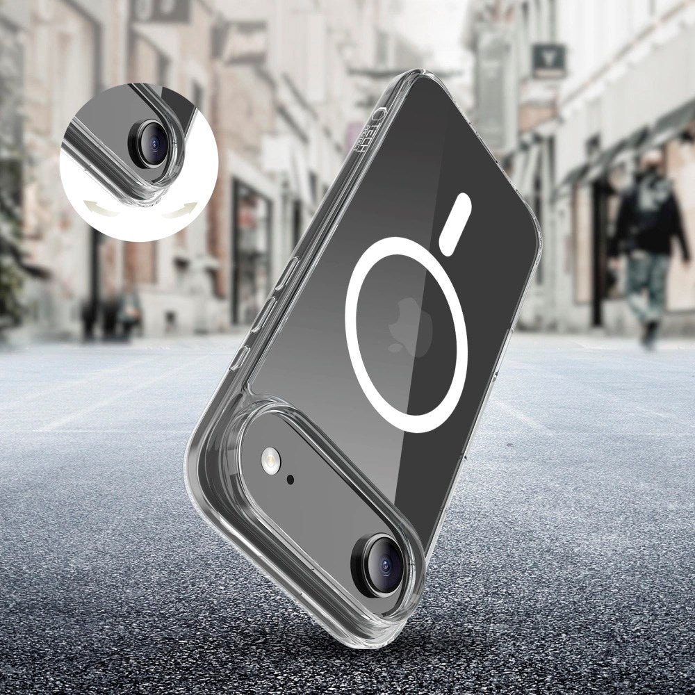 iPhone Air Tech-Protect Flexair Hybrid Skal - MagSafe Kompatibel - Genomskinlig