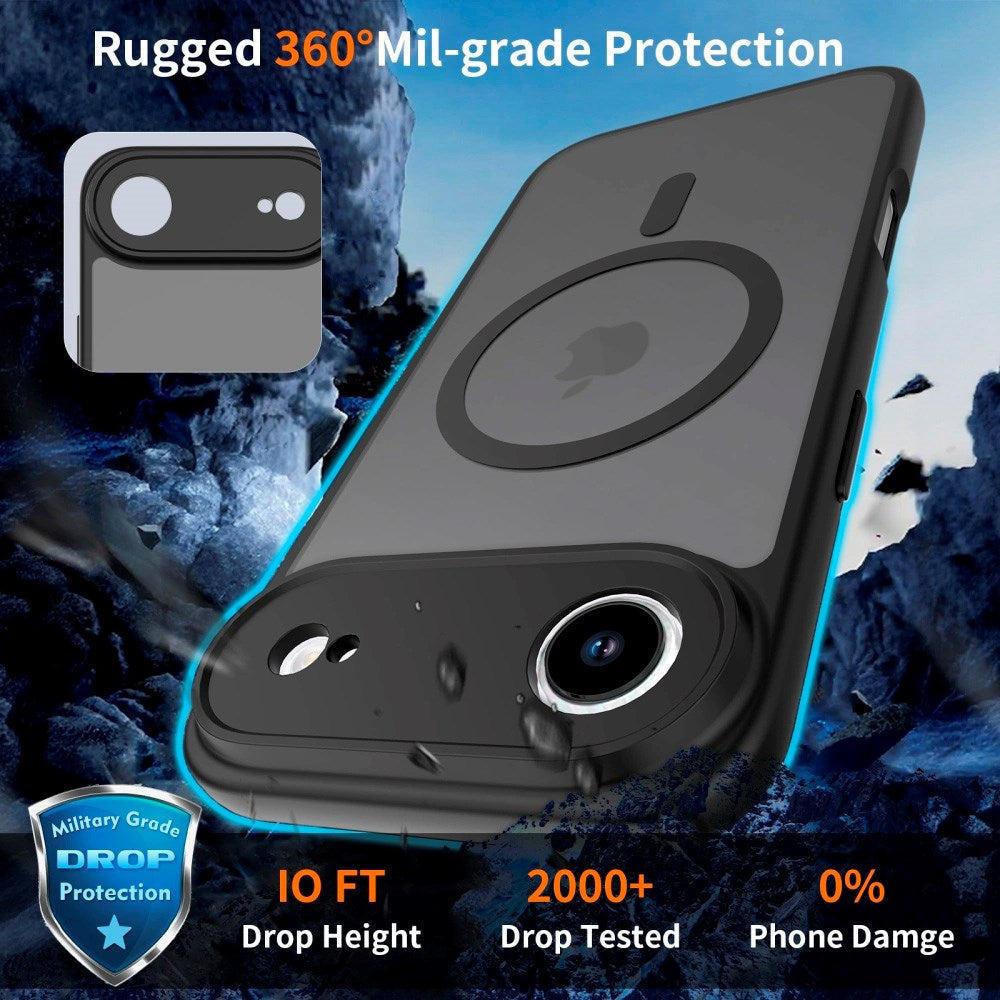 iPhone Air Tech-Protect BasicMag Hybrid Skal - MagSafe Kompatibel - Matt Svart