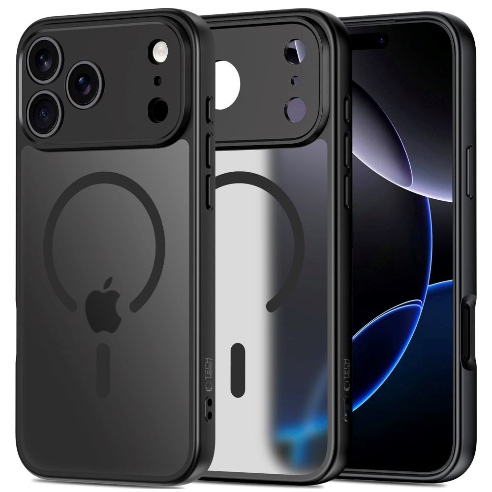 iPhone 17 Pro Tech-Protect BasicMag Hybrid Skal - MagSafe Kompatibel - Matt Svart