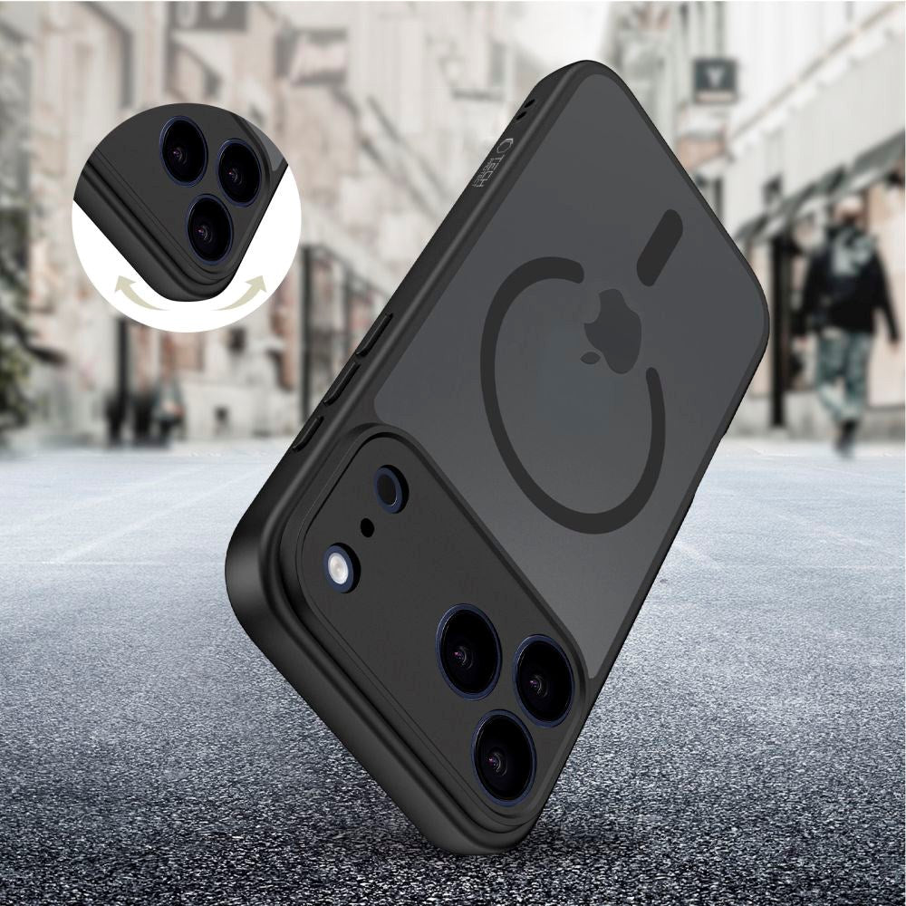 iPhone 17 Pro Tech-Protect BasicMag Hybrid Skal - MagSafe Kompatibel - Matt Svart