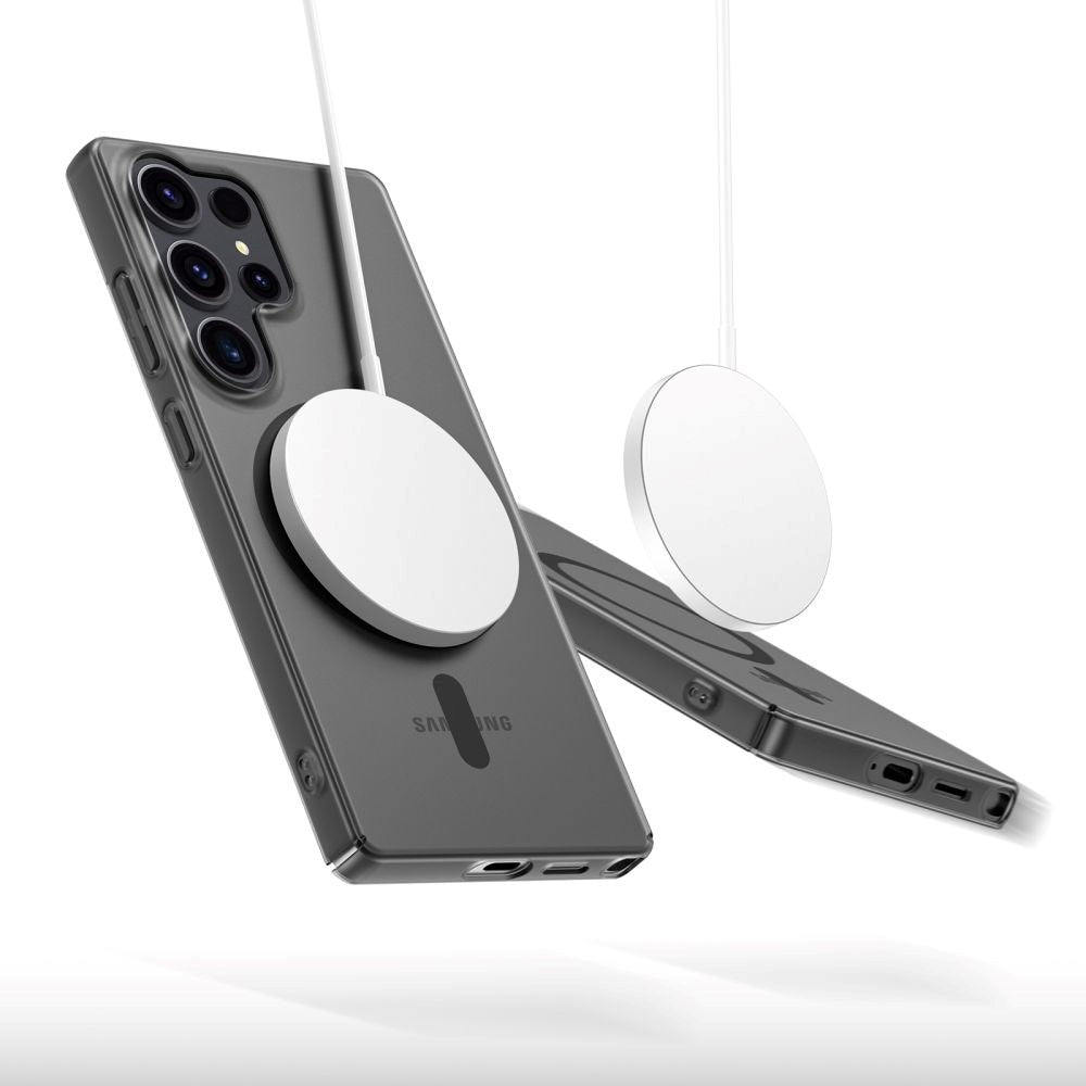 Samsung Galaxy S25 Ultra Tech-Protect MagSlim Skal - MagSafe Kompatibel - Matt Svart