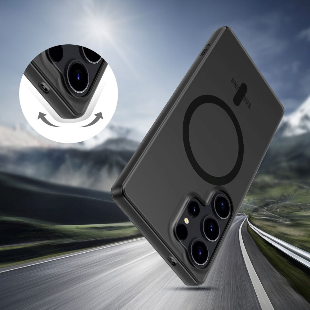 Samsung Galaxy S25 Ultra Tech-Protect MagSlim Skal - MagSafe Kompatibel - Matt Svart