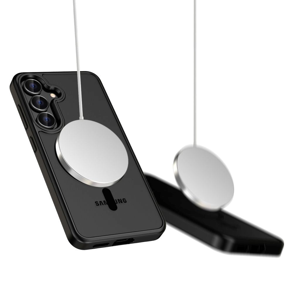 Samsung Galaxy S25 Tech-Protect Magmat Skal - MagSafe Kompatibel - Mattsvart