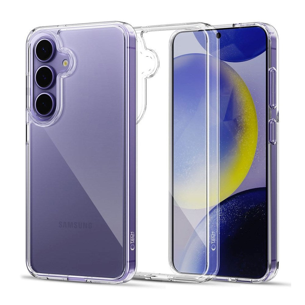 Samsung Galaxy S25+ (Plus) Tech-Protect Flexair Hybrid Skal - Genomskinlig