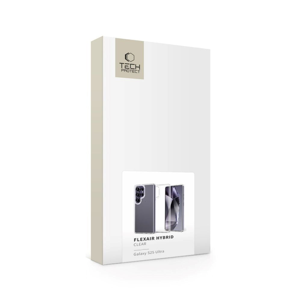 Samsung Galaxy S25 Ultra Tech-Protect Flexair Hybrid Skal - Genomskinlig
