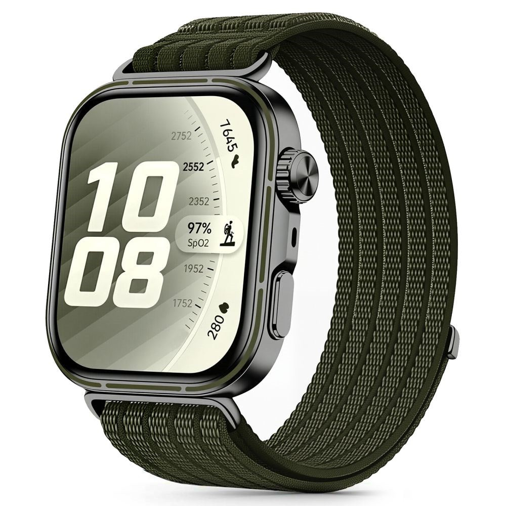 Huawei Watch Fit 5 Pro / 5 / 4 Pro / 4 / 3 Tech-Protect Nylon Rem - Grön