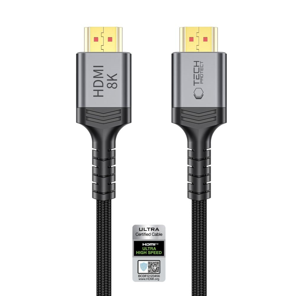 Tech-Protect UltraBoost HDMI till HDMI Kabel - 2m - Svart